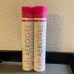 AEROGEL dual pack finishing spray. 10.5oz ea. Tri Professional Hair Care. NEW